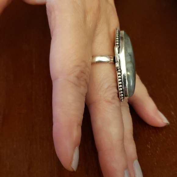 Sterling 925 silver and labradorite - Picture 3 of 3